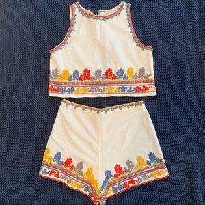 Glamorous 2 Piece Embroidered Set ASOS